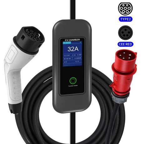 Nabíjecí stanice IMMAX NSE003 EV/PHEV AC Type 2 22kW WiFi Tuya cestovní