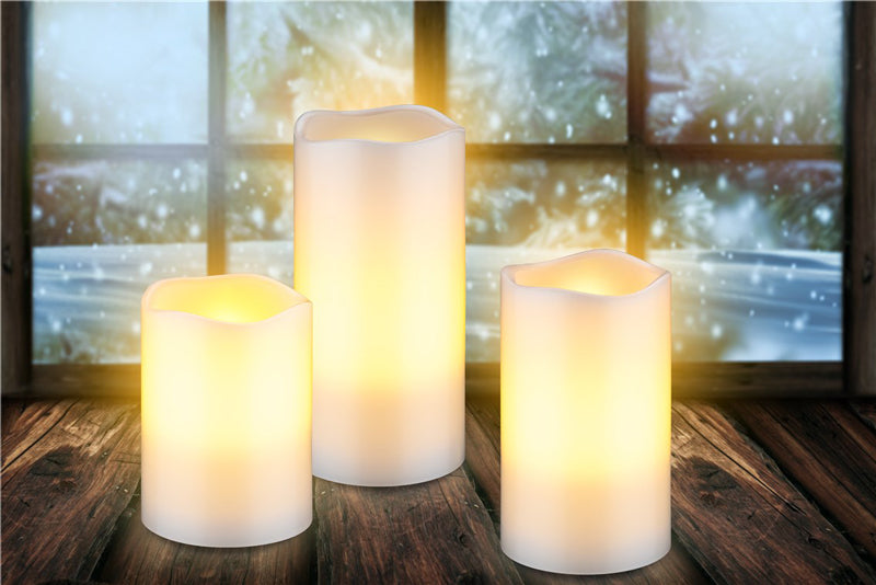Vosková LED svíčka GOOBAY 74368 sada 3ks