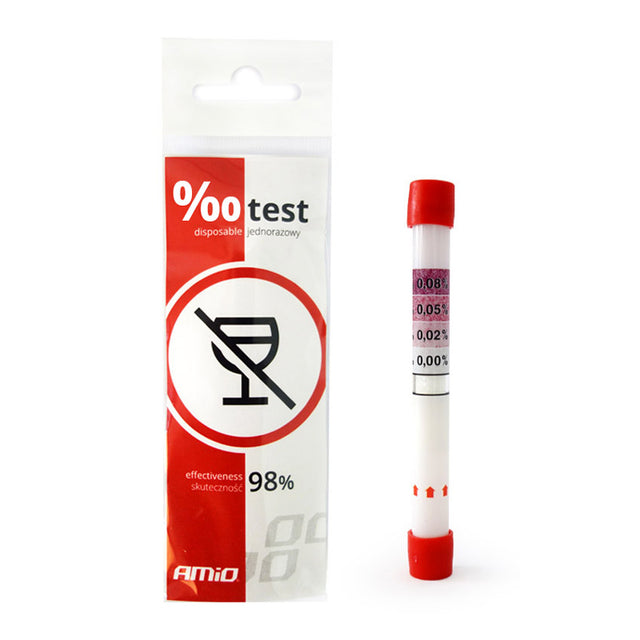 Jednorázový test na alkohol AMIO 01160