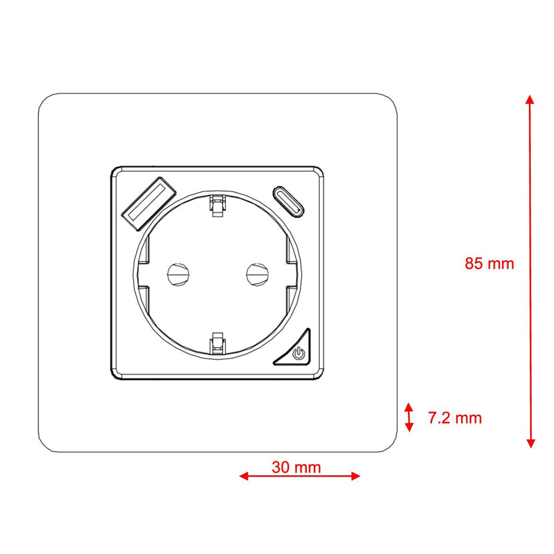 Smart zásuvka IMMAX NEO 07801L ZigBee Tuya