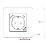 Smart zásuvka IMMAX NEO 07801L ZigBee Tuya