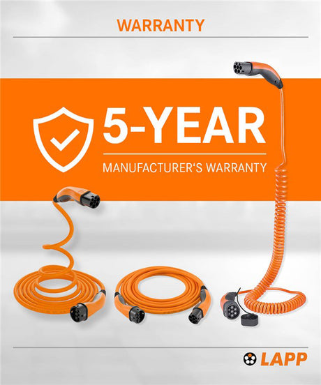 Kabel nabíjecí LAPP 75743 typ 2 11kW 20A 3 fáze 3m pro elektromobil
