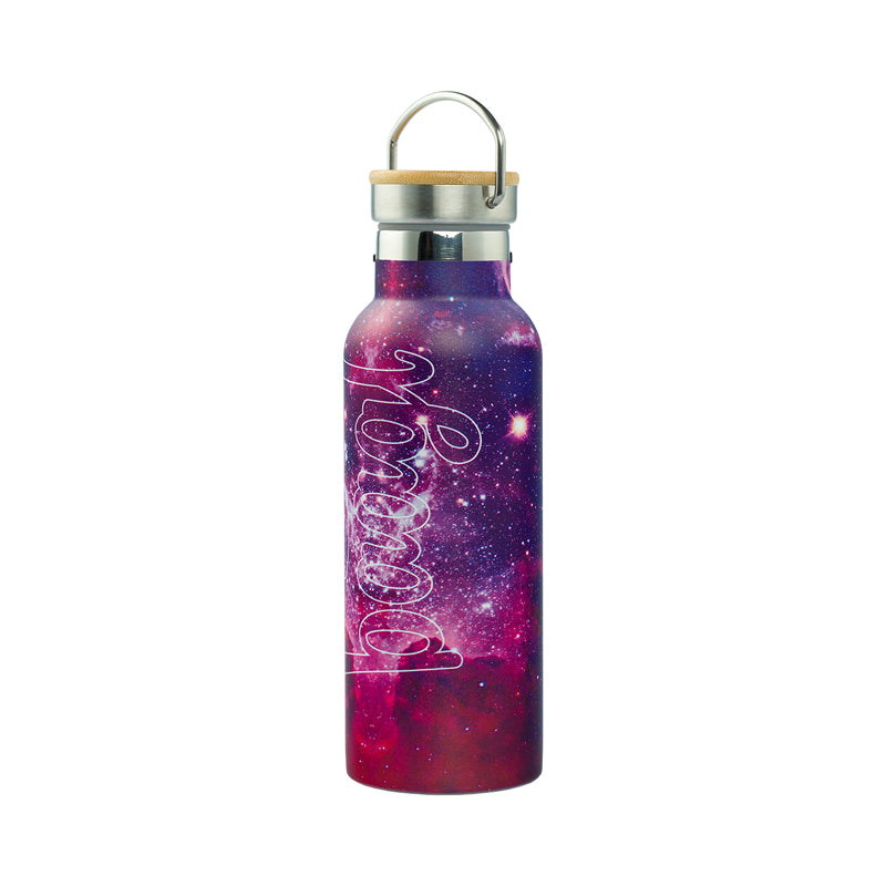 Termoláhev BAAGL Galaxy 500ml s bambusovým víčkem