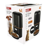 Automat na krmivo EMOS Pet Care, 4 l, černý