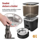 GoSmart dávkovač krmiva EMOS H6006 Pet Care s kamerou, 6 l, černý, Wi-Fi