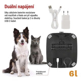 GoSmart dávkovač krmiva EMOS H6006 Pet Care s kamerou, 6 l, černý, Wi-Fi