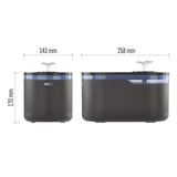 Vodní fontána EMOS Pet Care, 2,6 l, šedá