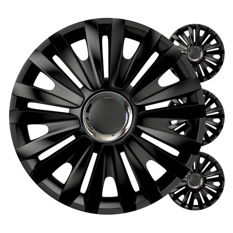 Poklice VERSACO Royal 14” černá sada 4ks
