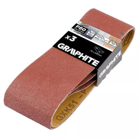 Plátno brusné nekonečný pás 75x533mm P80 GRAPHITE 58T368 3ks