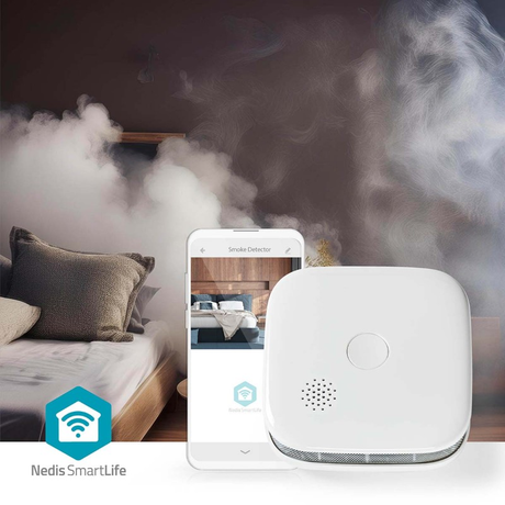 Smart detektor kouře NEDIS WIFIDS21WT WiFi Tuya
