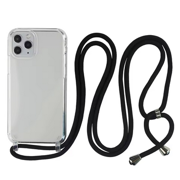 Pouzdro Strap Case pro iPhone 15 Transparent