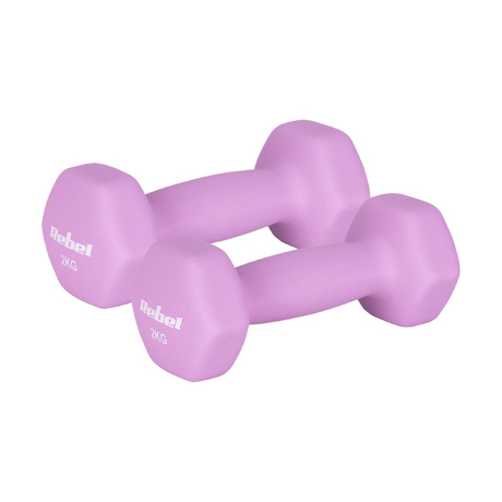 Sada činek z litiny a neoprenu HEX REBEL RBA-2330-2 2x2kg