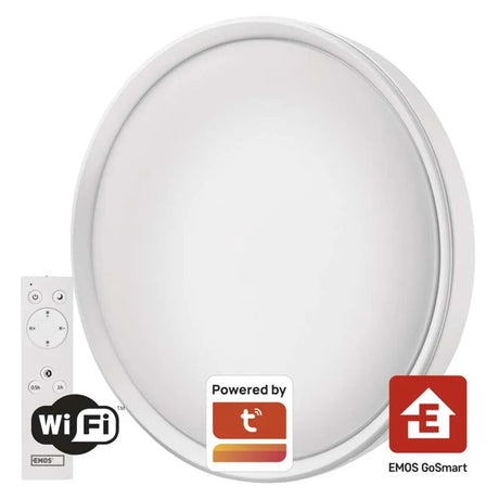 Chytré LED svítidlo GoSmart, přisazené, kruhové EMOS ZM5192 45W WiFi Tuya