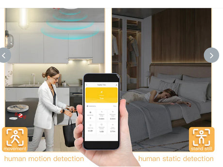 Smart senzor lidské přítomnosti MOES WSS-QY-HP ZigBee Tuya