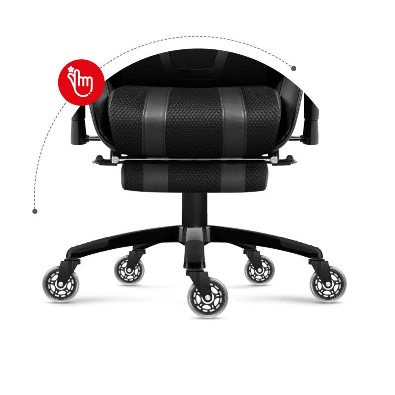 Kolečka na židli HUZARO Casters 2.0 Black