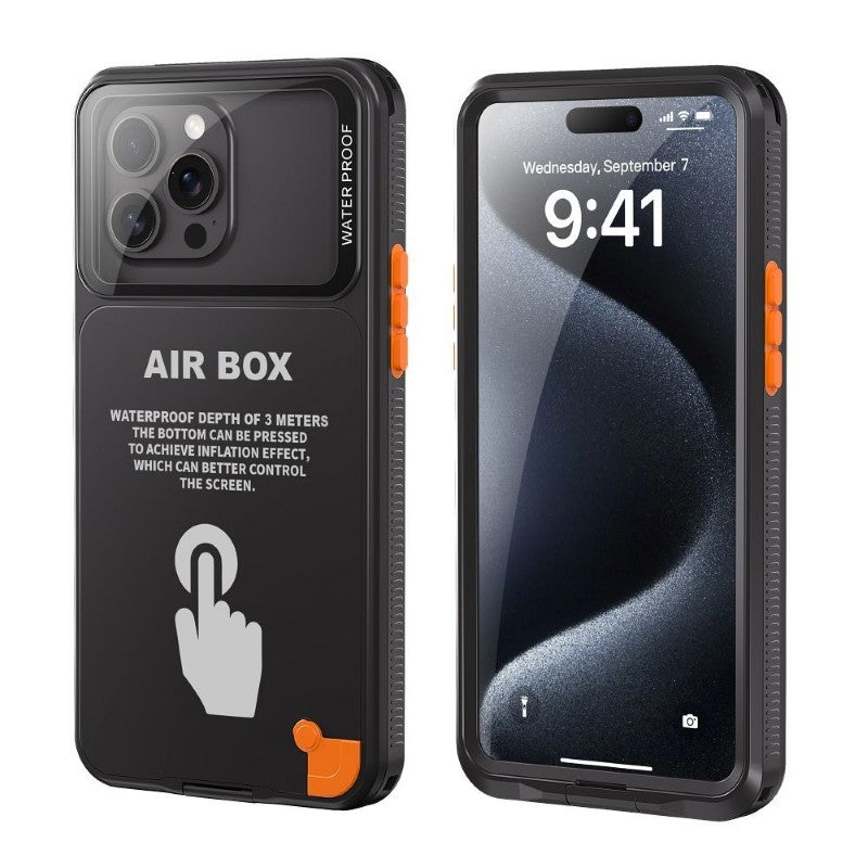 Pouzdro vodotěsné SHELLBOX AIRBOX 6.1 pro iPhone Black