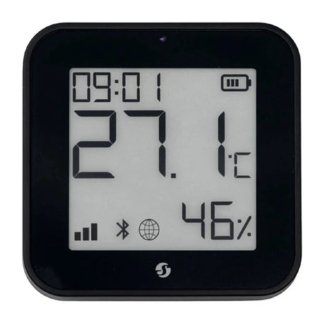 Smart senzor teploty a vlhkosti SHELLY ZB Black ZigBee