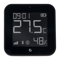 Smart senzor teploty a vlhkosti SHELLY ZB Black ZigBee