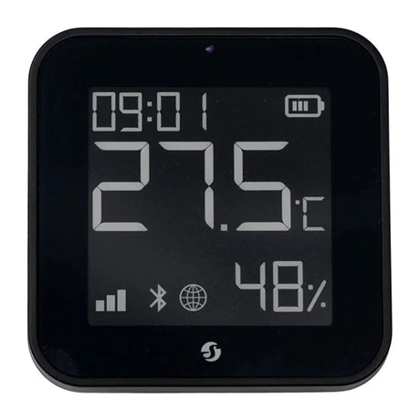 Smart senzor teploty a vlhkosti SHELLY ZB Black ZigBee