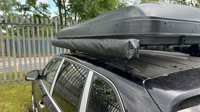 Markýza na auto boční černá/písková 2x2,5m