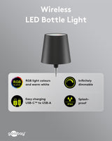 Bezdrátové LED světlo na lahve GOOBAY 76571