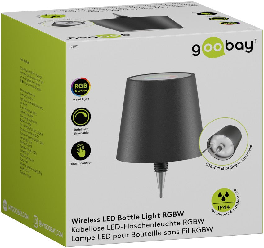 Bezdrátové LED světlo na lahve GOOBAY 76571