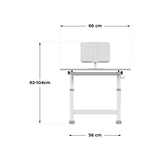 Ergonomický stůl MARK ADLER Study 3.0 Grey 66 cm