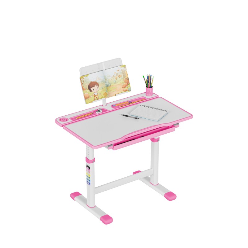 Ergonomický stůl MARK ADLER Study 3.0 Pink 66 cm