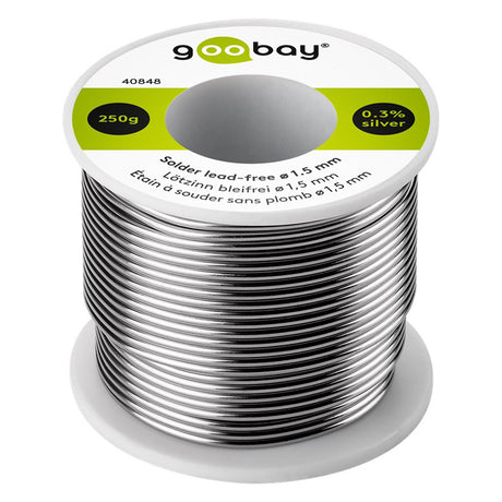 Cín 1.5mm 250g 99,3%Sn 0,7%Cu GOOBAY 40848