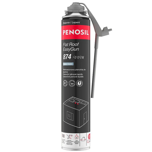 PU lepidlo na střechy EasyGun PENOSIL 874 šedé 750ml