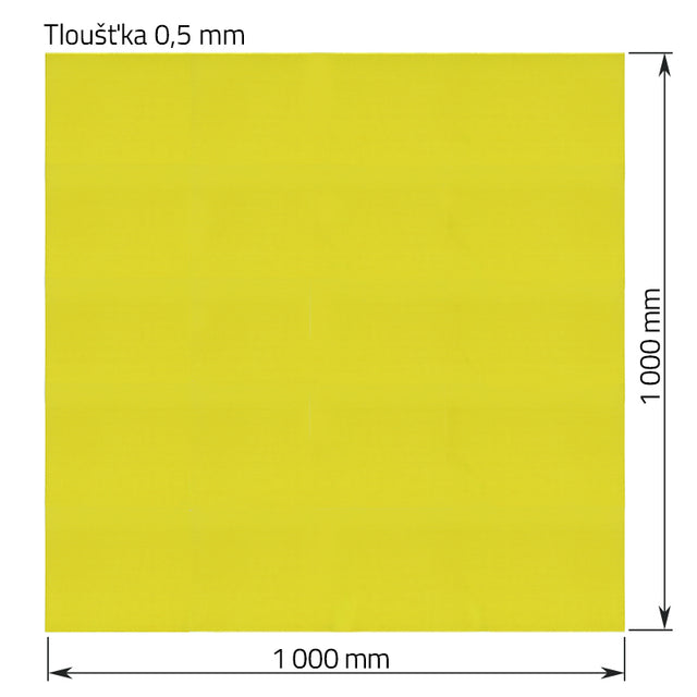 Epoxidová izolační deska 0,5 x 1000 x 1000 mm pro bateriové sady