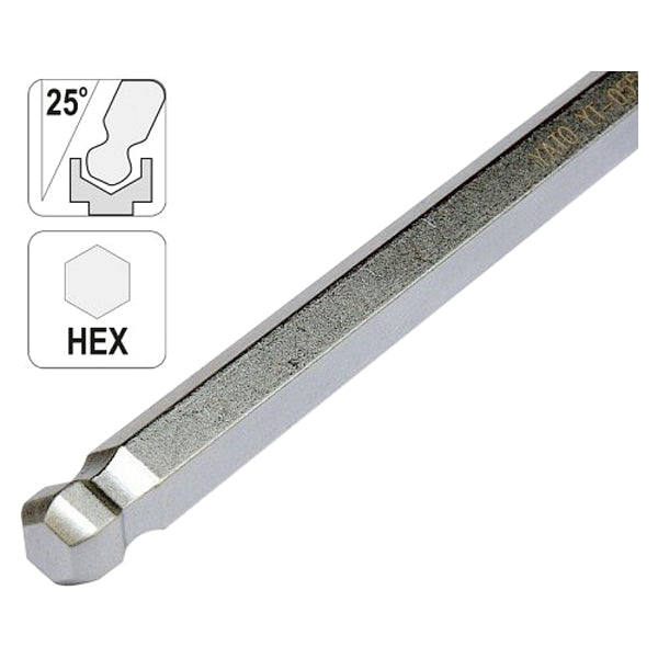 Šroubovák T imbus kulový 7mm YATO YT-05592