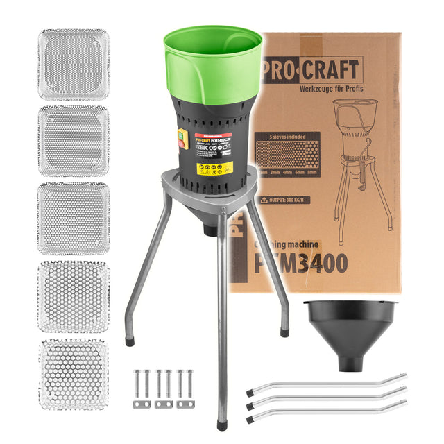 Elektrický šrotovník na obilí PROCRAFT PCM3400