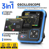 Osciloskop, generátor funkcí a tester součástek FNIRSI DSO-TC3.