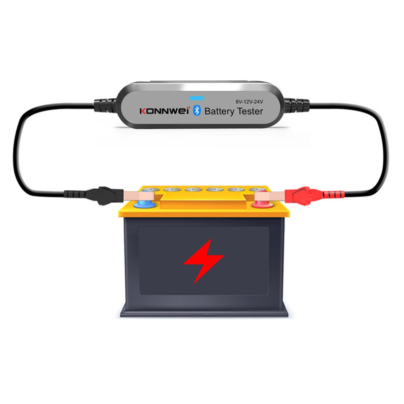 Tester autobaterií KONNWEI BK200 Bluetooth