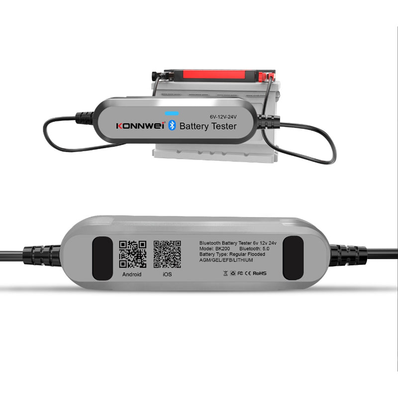 Tester autobaterií KONNWEI BK200 Bluetooth