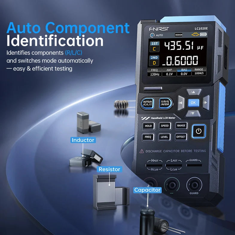 LCR metr a tester součástek FNIRSI LC1020E
