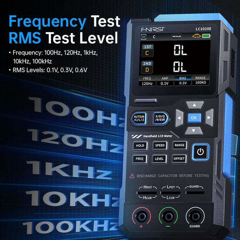 LCR metr a tester součástek FNIRSI LC1020E