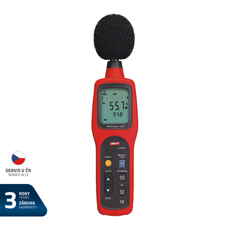 Hlukoměr UNI-T  UT352 data logging