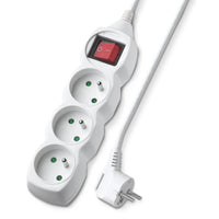 Prodlužovací kabel 3 zásuvky 2m GETI GEC32S s vypínačem