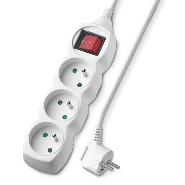 Prodlužovací kabel 3 zásuvky 3m GETI GEC33S s vypínačem