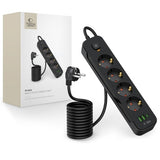 Prodlužovací kabel 4 zásuvky 2m TECHPROTEC PCL4X3