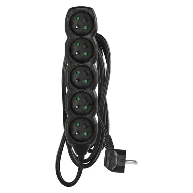 Prodlužovací přívod 5 zásuvek  2m EMOS PC0512