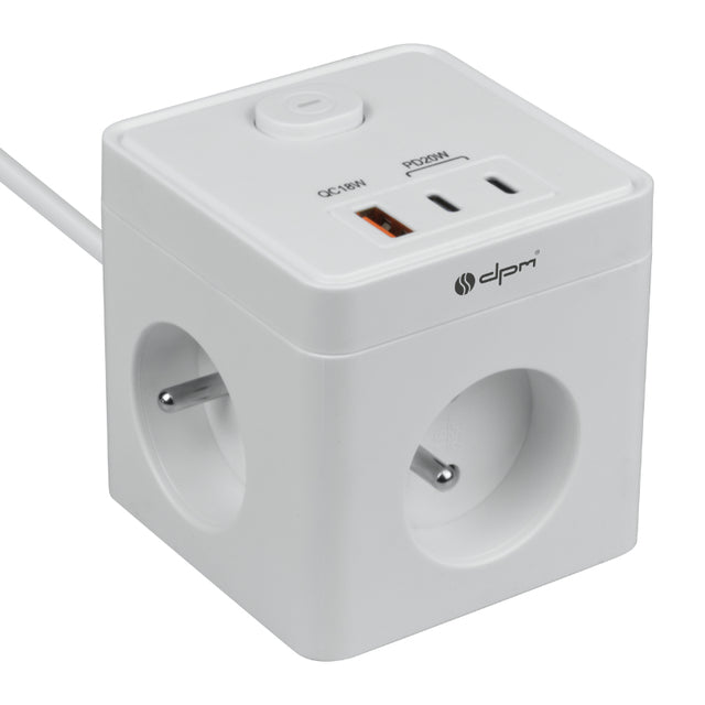 Prodlužovací kabel DPM FMP3114 bílý