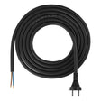 Flexo šňůra gumová 2x1,5mm2 3m černá EMOS S03330