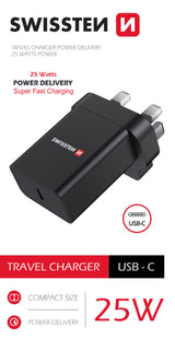 Adaptér cestovní pro iPhone/Samsung SWISSTEN 22045300 pro použití z ČR ve Velké Británii