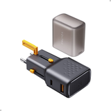 Adaptér cestovní VOLTME Vito Go EzTravel Black pro použití v EU/US/UK/AU