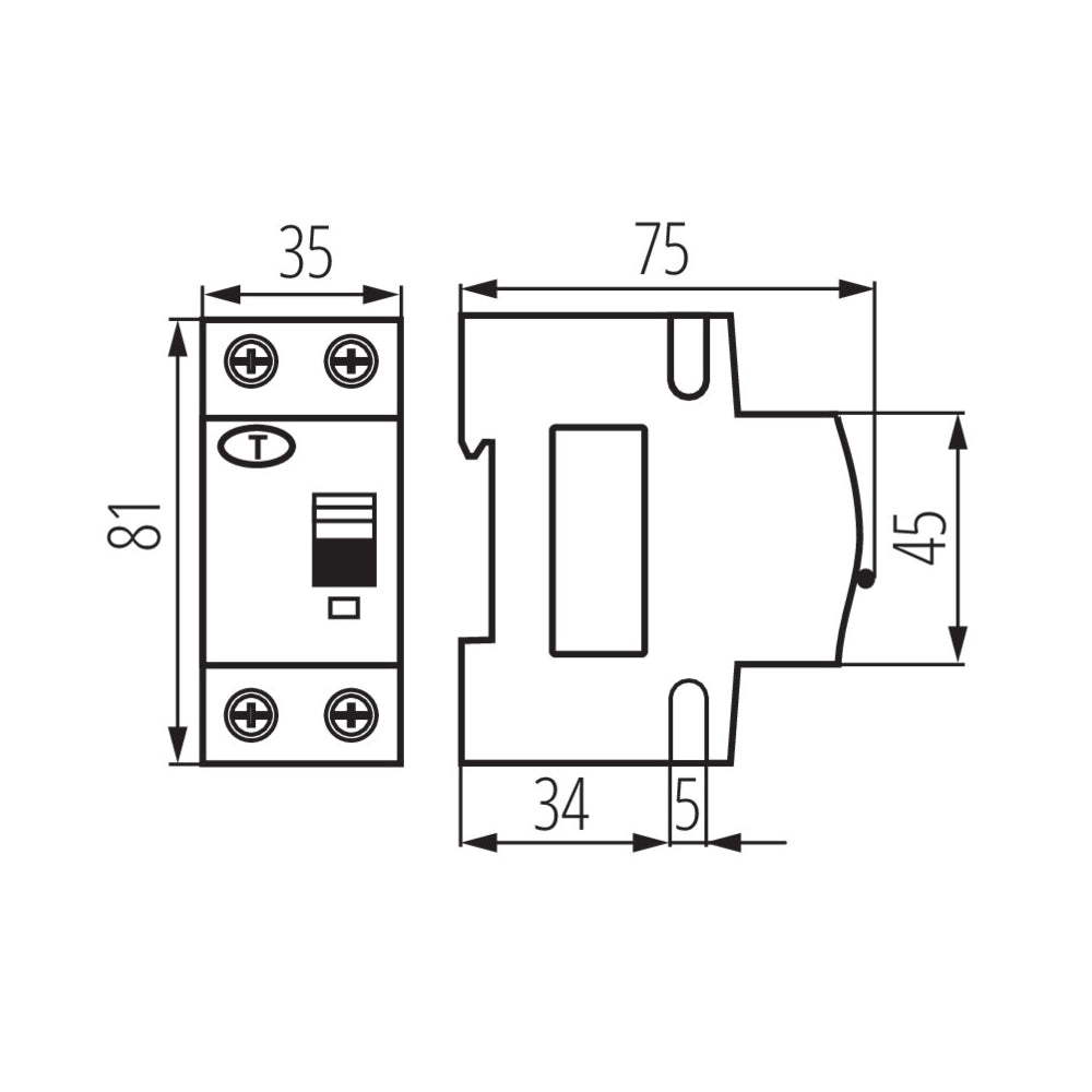 Jistič KANLUX KRO6-2/B6/30 23220