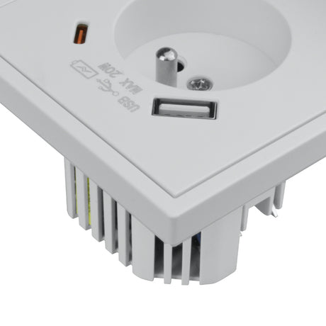 Zásuvka DPM MOXY MOX1036W bílá