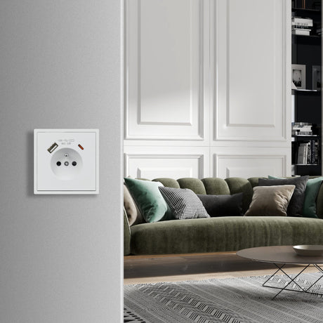 Zásuvka DPM MOXY MOX1036W bílá